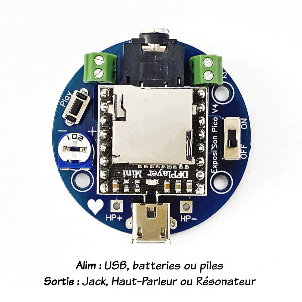 Petit lecteur audio Exposi